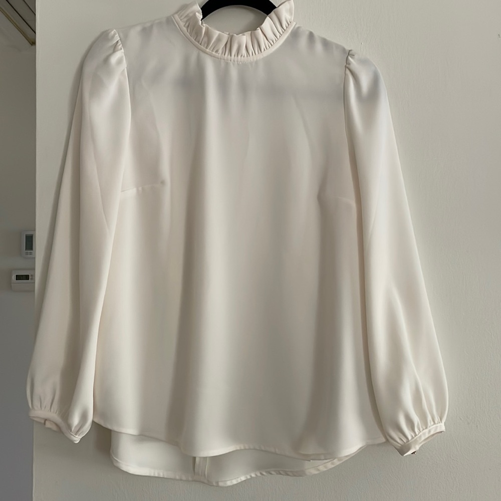 J. Crew Cream Blouse Size Small NWT